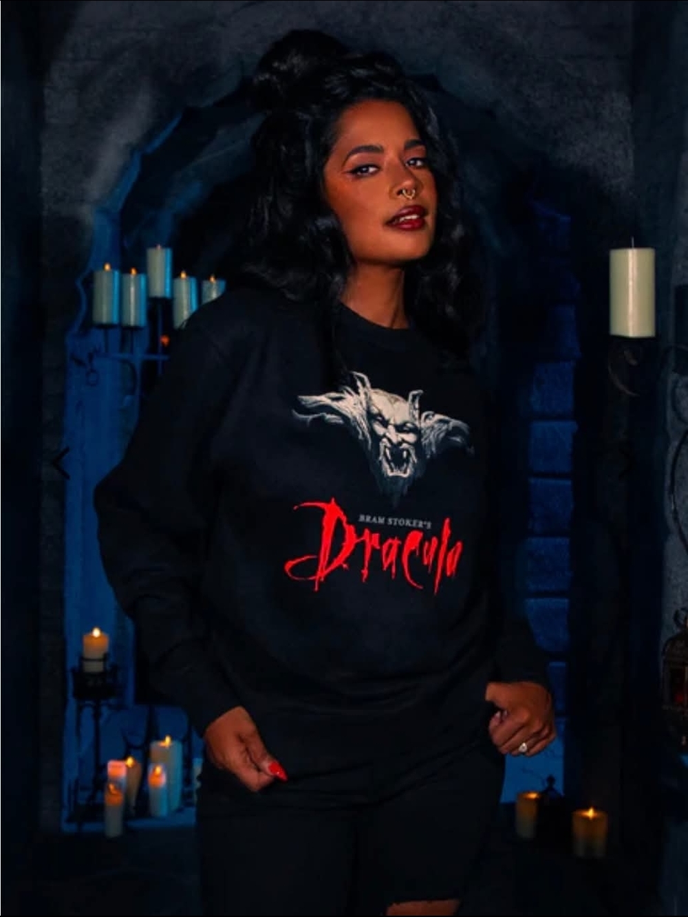 Dracula Sweatshirt - La Femme En Noir